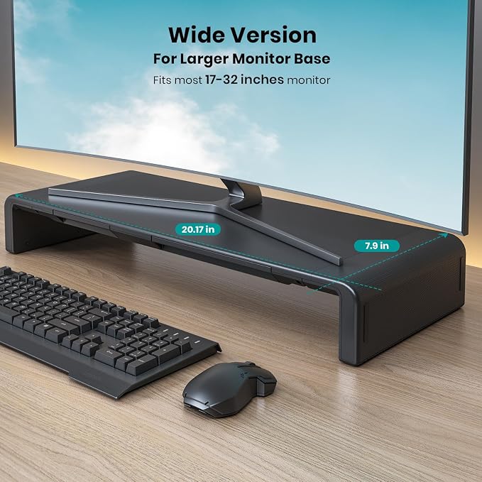 Monitor Stand Riser, Klearlook Foldable Computer Monitor Riser, Height - Image 2