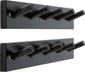 SKOLOO Wooden Wall Mounted Coat Rack, 5 Pegs Bamboo Wall Hook by SKOLOO