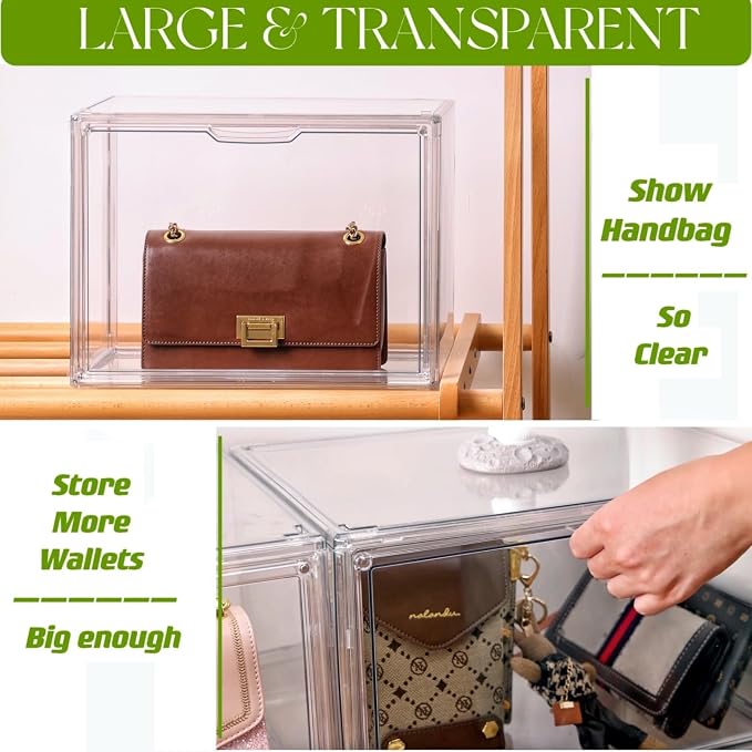 Purse Organizer for Closet, Large Handbag Storage Organizer - Image 4