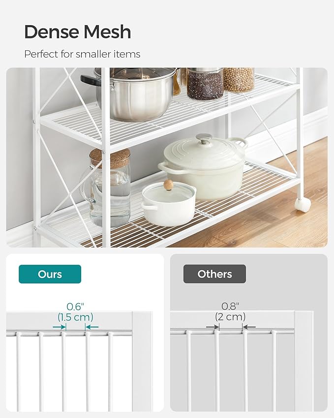 SONGMICS 3-Tier Metal Storage Rack - Image 6