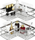 Yazoni Shower Caddy 2-Pack, No Drilling Shower Organizer Corner Shelf by Yazoni