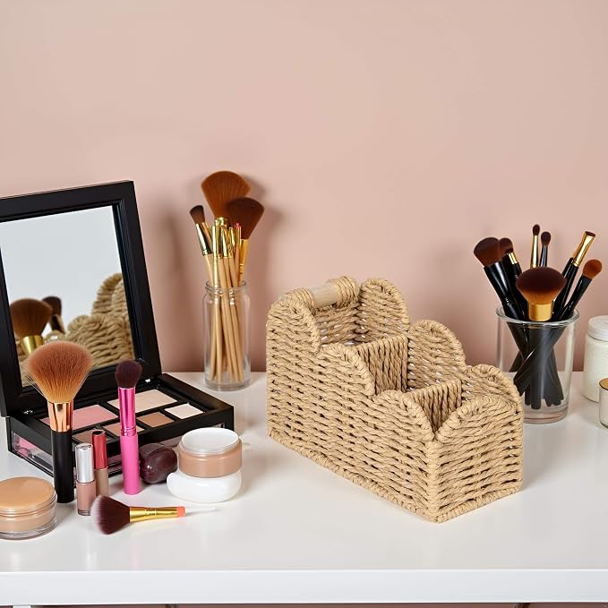 CubesLand Scalloped Pen Pencil Holder Cup, Makeup Brush Holder, TV Remote - Image 9