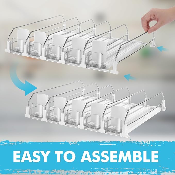 Drink Dispenser for Refrigerator, Self-Pushing Soda Can Organizer for Fridge - Image 7