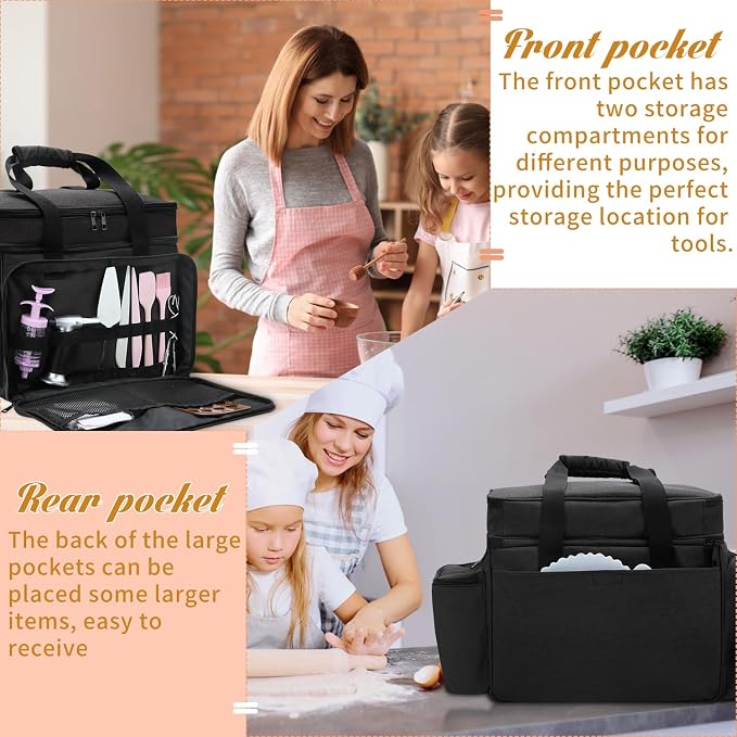 Baking Supplies Storage Case, Cake Decorating Storage Baking Supplies - Image 3