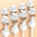 12-Pack Magnetic Cable Clips Cord Organizer-Cable Smooth Adjustable, Rocoren by Rocoren