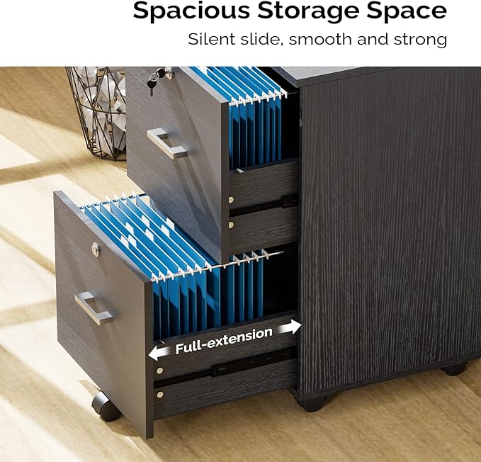VINGLI 2-Drawer File Cabinet - Image 4