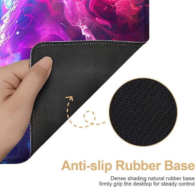 Large Mouse Pad, Cosmic Swirl Desk Mat, Extended Gaming Mouse Pad - Image 3