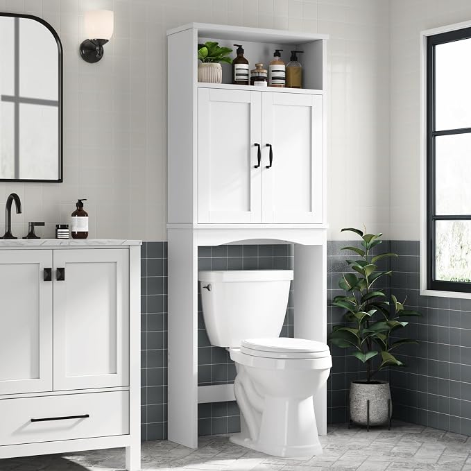 Over The Toilet Storage Cabinet, Over Toilet Storage Bathroom Organizer by Baztin