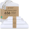 Threadmill American Supima King Size Sheets Set | 656 Thread Count 4 Piece by ThreadmillHomeLinen