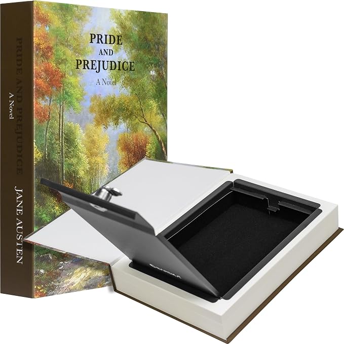 Barska Hidden Book Safe – Real-Look Pride and Prejudice Diversion Lock Box by Barska