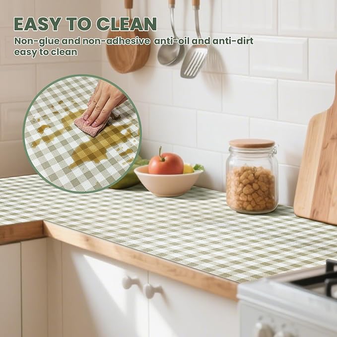 Drawer Liner and Shelf Liner for Kitchen Cabinet Liner Non-Adhesive Non-Slip - Image 6