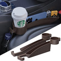 Car Seat Gap Plug with Storage Slot, Auto Gap Filler Organizer with Cup Holder by Unknown