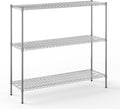 18" Deep x 60" Wide x 54" Height Wire Shelving Kit | 3-Tier | NSF Commercial by Regal+Altair