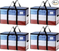 TAILI Extra Large Moving Bags, 4 Pack Clear Heavy Duty Totes by TAILI