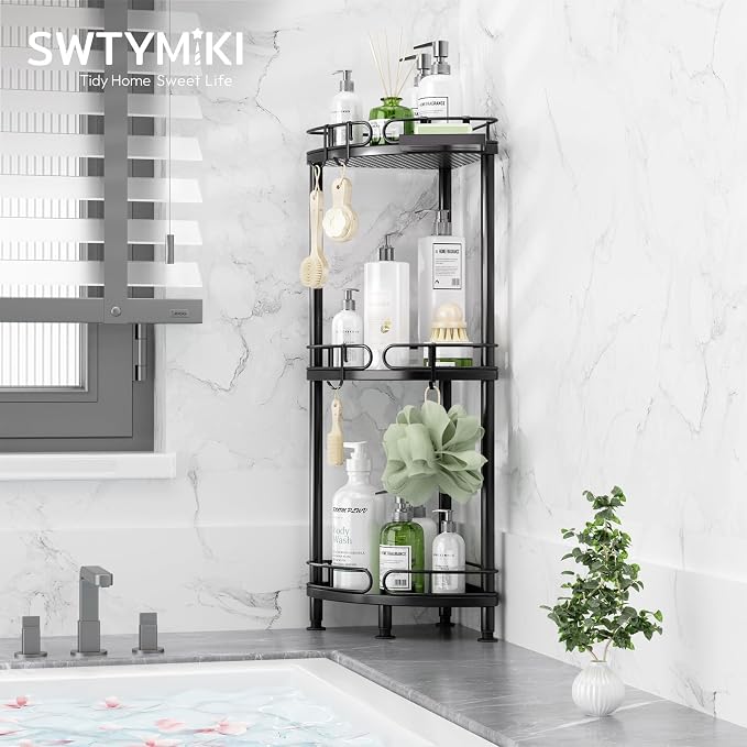 SWTYMIKI Corner Shower Caddy Standing - Image 3