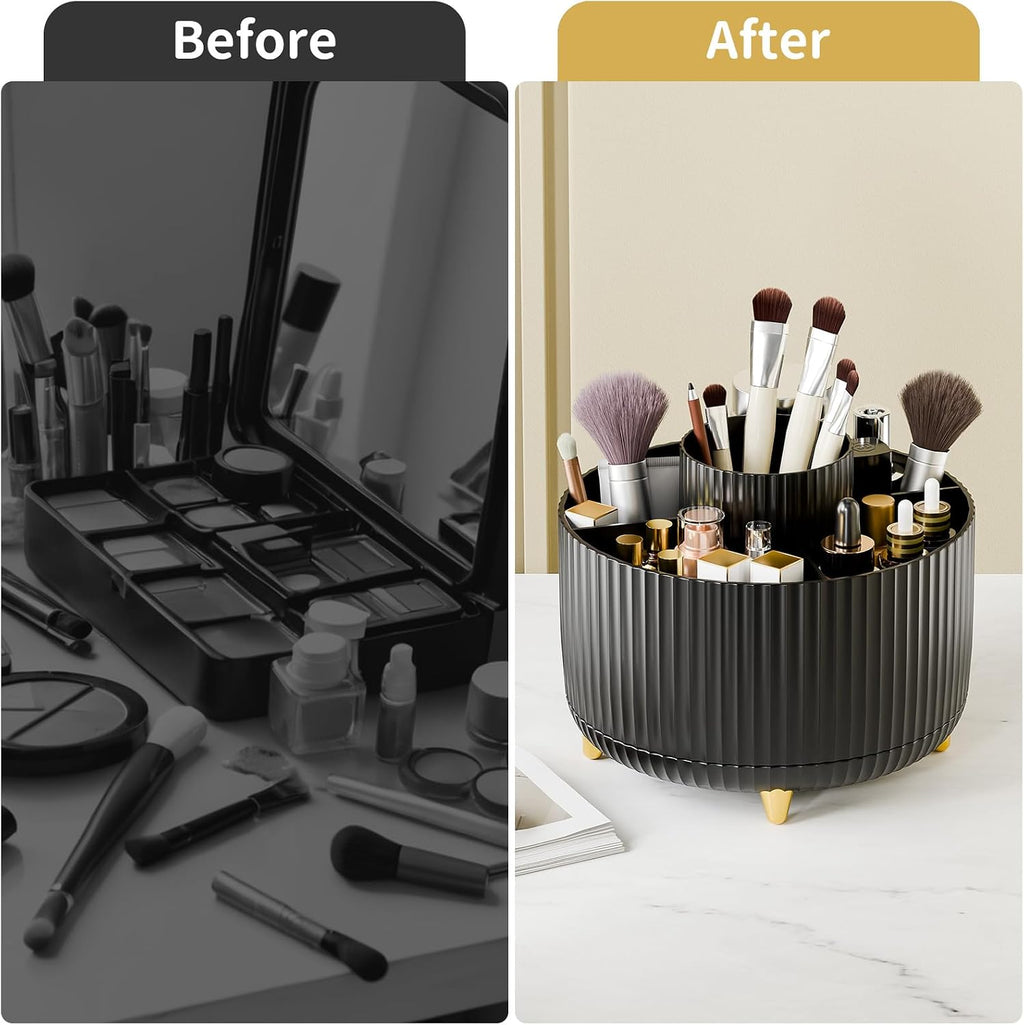 fanado 360° Rotate Makeup Brush Holder Organizer, Makeup Organizers