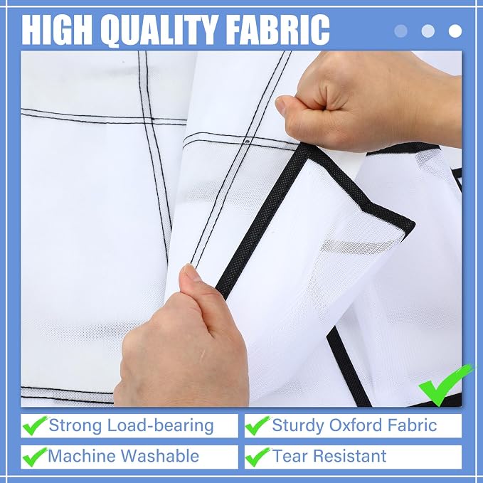 Windyun 2 Pcs 70 Large over The Door Shoe Organizer Hanging Shoe Rack - Image 5