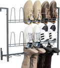 MyGift Premium Urban Gray Metal Hanging Shoe Rack by MyGiftHome
