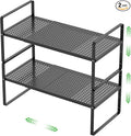 Expandable Cabinet Storage Shelf Stackable Organizer Rack by SOFRON
