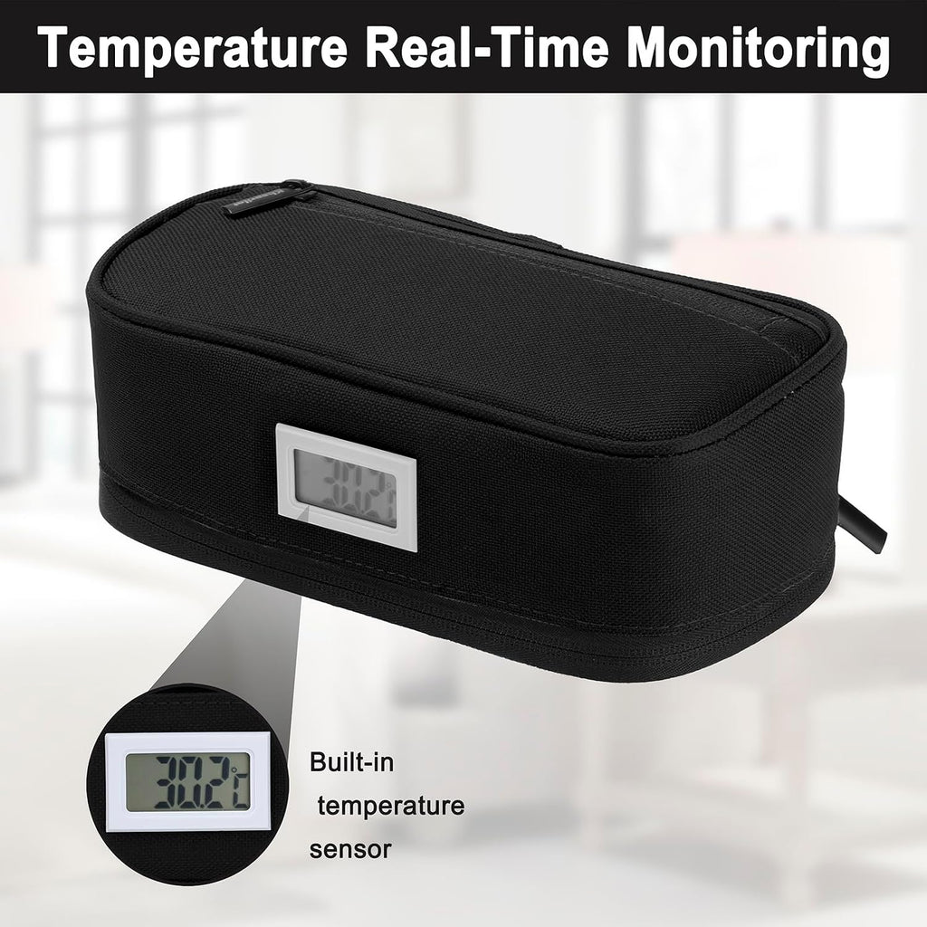Insulin Cooler Travel Case with 2 x 90g TSA Approved Ice Packs