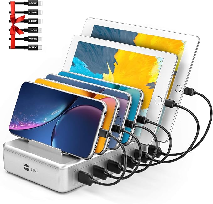 Charging Station for Multiple Devices by HighIightSpIendidLife