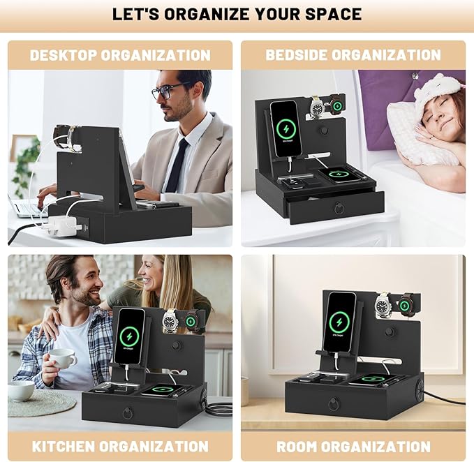 Wood Phone Docking Station - Image 6