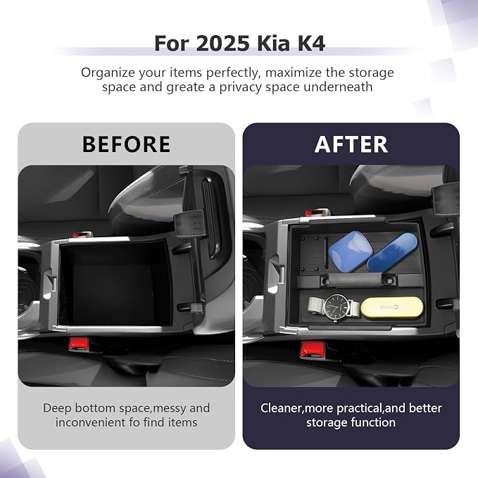 LUWU 2025 K4 Center Console Organizer Compatible - Image 2