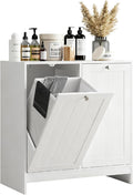 Tilt-Out Double Laundry Hamper Cabinet, 26.8" H x 26" W x 12" D, 5.9 Gal by Unknown