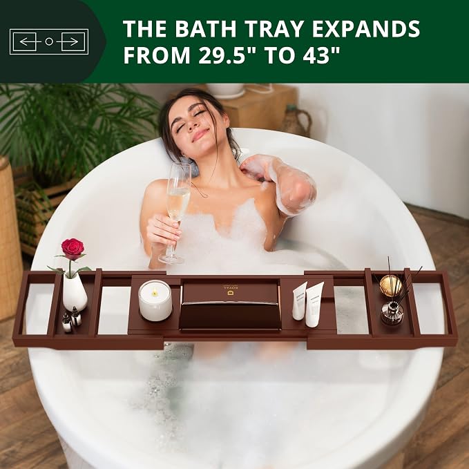 ROYAL CRAFT WOOD Non-Foldable Bathtub Tray - Image 4