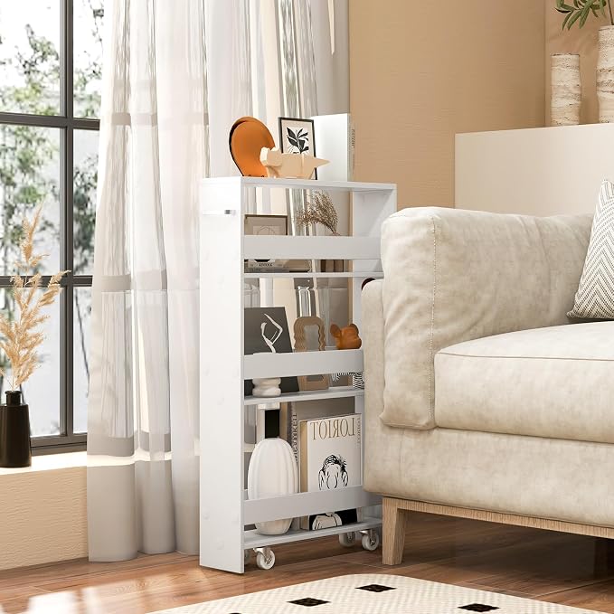 LOKO Slim Storage Cart, 4-Tier Rolling Cart - Image 6