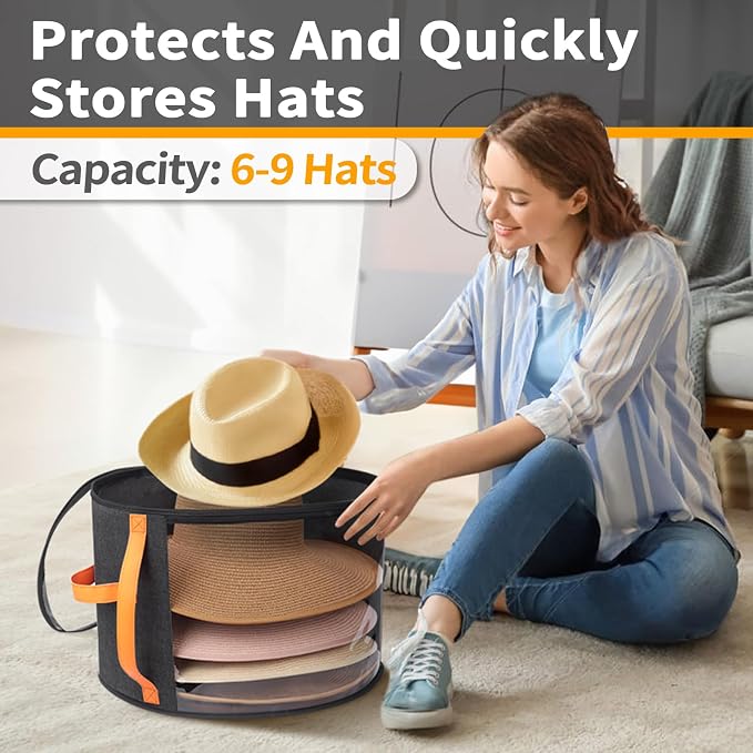 Oversized Clear Hat Storage Box - Image 3