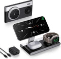 Foldable 3 in 1 Magnetic Wireless Charging Station by Mukiya