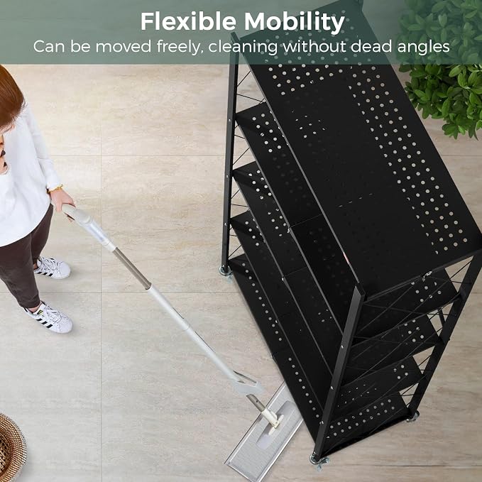 DEANIC 5 Tier Foldable Storage Shelves - Image 8