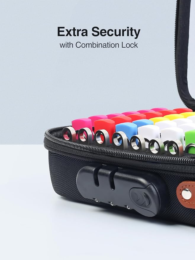 Luxtude Flash Drive Case with Combination Lock - Image 2