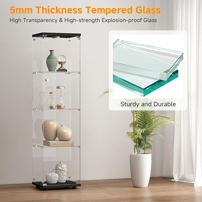 Tempered Glass Display Cabinet - Image 4