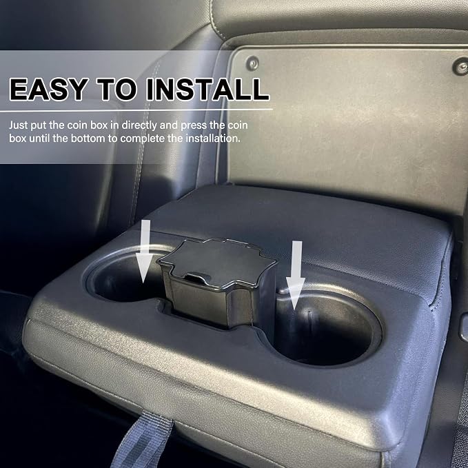 JKCOVER Center Console Coin Box Organizer Compatible - Image 6