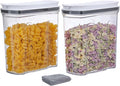 FreshKeeper Cereal Containers Storage Set, Airtight Food Storage Container by FreshKeeper