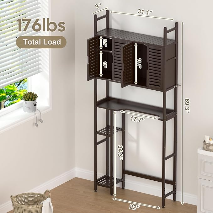 Over The Toilet Storage Cabinet - Image 3