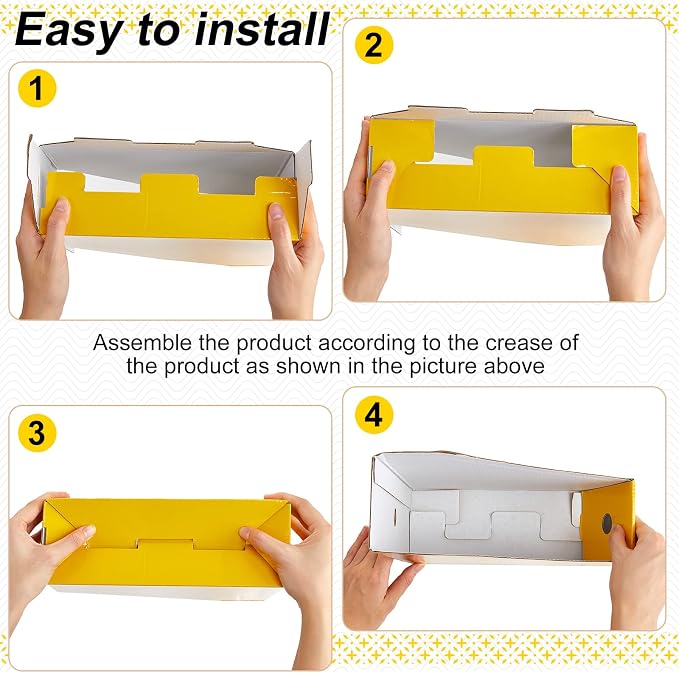 Thenshop 24 Pcs Cardboard Magazine File Holders Magazine Book Bin Box - Image 3