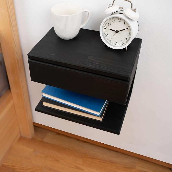 Floating Nightstand Side Accent or End Table - Image 5