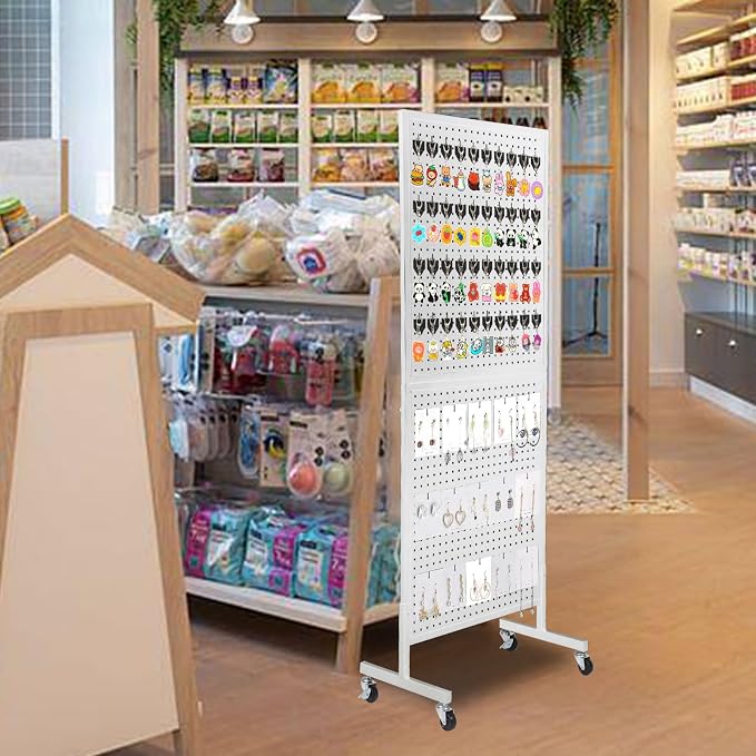 2'x 5' Standing Pegboard Display - Image 5