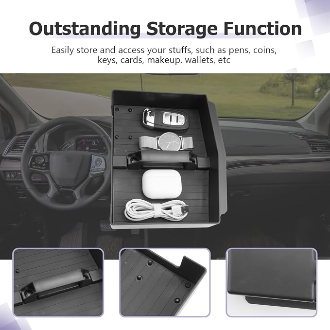 LUWU 2018-2026 Odyssey Center Console Organizer Compatible - Image 3
