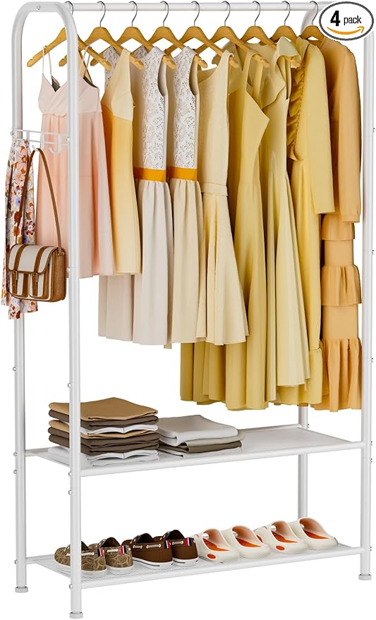 Clothes Garment Coat Rack Drying Clothing Racks Metal Freestanding by Golpart