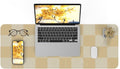 Leather Desk mat, Non-Slip Desk mat, Waterproof PU Leather Desk pad Protector by AFIING