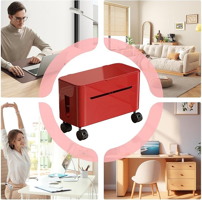 Socket Storage Rack, Compact & Space-Saving, 32.5x15.5x17.5cm, Wire Storage - Image 7
