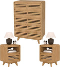 Tall Dresser and Nightstand Sets by SOLACEFURNITURE