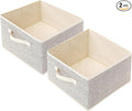 Storage Baskets, 11-Inch Woven Fabric Bins, Storage Cubes by EITMOW