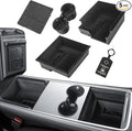 Center Console Organizer for Tesla Model Y 2021-2024 Flocked Center Console by KUNIST