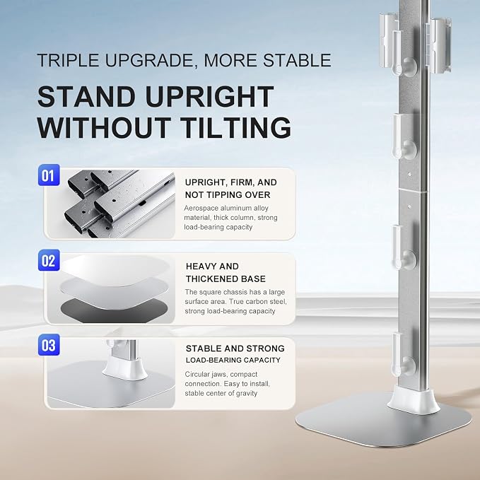 Vacuum Stand Compatible for Dyson V15 V12 V11 V10 V8 V7 V6, Bracket Made of - Image 4