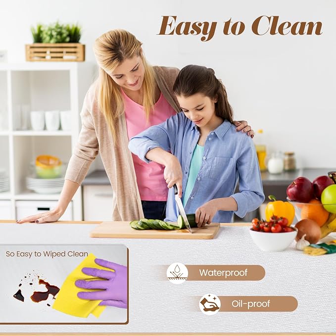 Drawer Shelf Liner for Kitchen Cabinets Non Adhesive, Slip Resistant Shelf - Image 4
